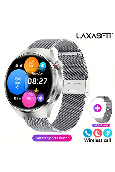 Choice ساعة ML G.L Wear 2025 الذكية الجديدة للرجال، فضية اللون، بشاشة عالية ا...