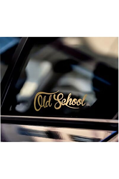 ÖZGÜL REKLAM Old School piyasa yazı sticker Araba sticker / Motor Sticker / L...