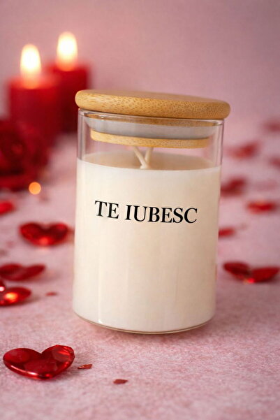 STYLUX Lumanare parfumata TE IUBESC Amoure din ceara de soia cadou romantic