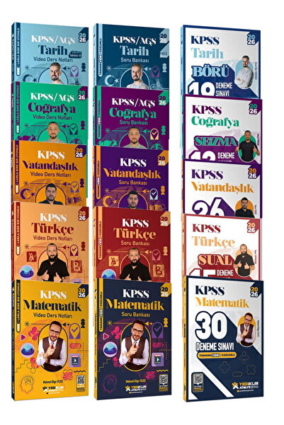 Yediiklim Yayınları Yediklim 2026 KPSS En Çok Tercih Edilen Atölye Serisi GYG...