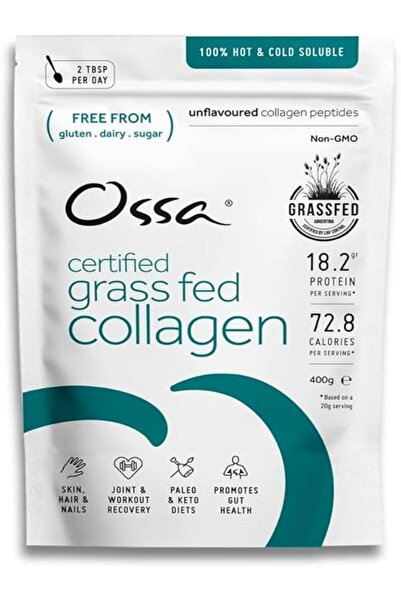 Ossa Organic Ossa Collagen Peptides Powder 400g | Grass Fed Protein Keto Pale...