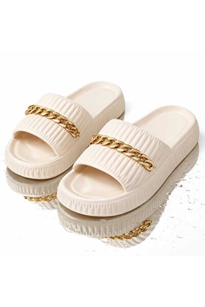 feelup Women's Chain Stylish, Comfortable, Comfortable Casual Slippers