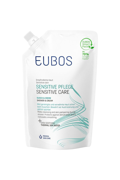 EUBOS Gel de duș și cremă Sensitive Care Refill 400 ml