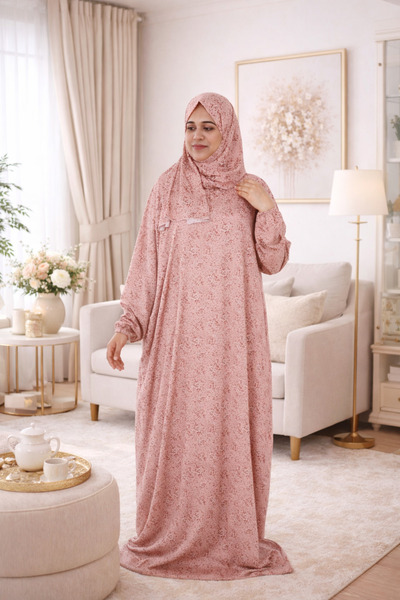 MORRISSA Prayer Dress for Women – Rayon Cotton, Easy to Wear, Perfect size an...