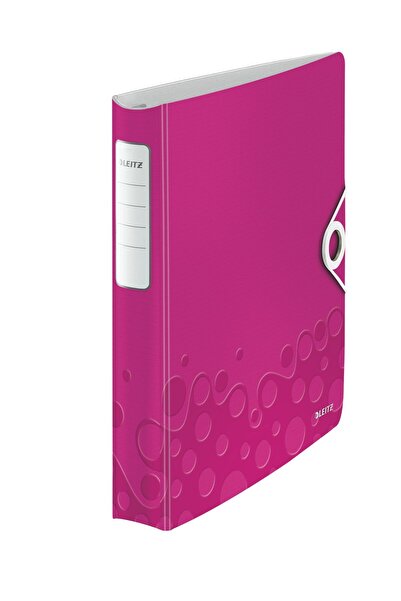 Leitz Clasator mecanic cu inele A4, 4 inele, 30 mm/52 mm, roz metalizat, Soft...