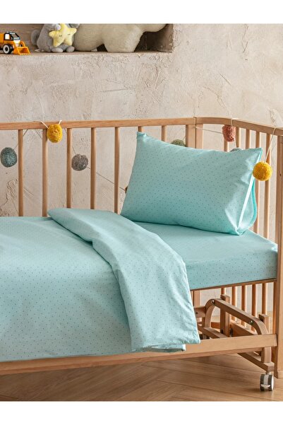 homewell 1. Hypoallergenic Polka Dot Baby Duvet Cover Set Made from Quality N...