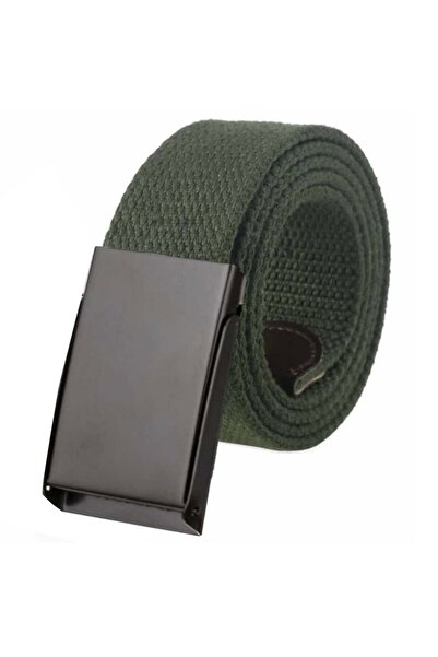 PUFO Elite casual belt for men 3.8 x 120 cm, green