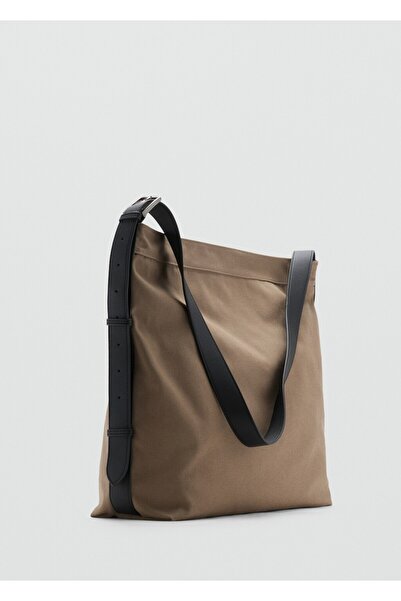 MANGO Man Ayarlanabilir askılı shopper çanta