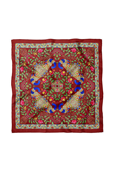 Sultan İpek Ethnic Patterned Scarf / Bandana 70X70Cm