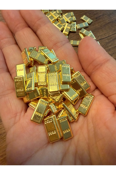 gemsartdeco Fengshui Para Enerjisi Altın Külçe 2 Adet