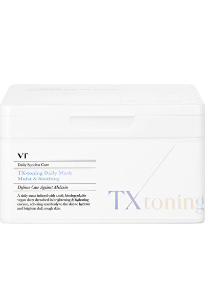 VT COSMETICS TX-Toning Daily Mask Masca de fata set pentru iluminare 30 buc
