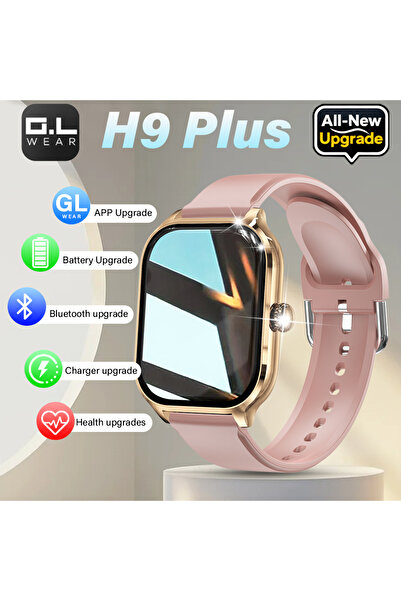 Choice H9 Plus Pink LAXASFIT 2025 New Smart Watch H9 Bluetooth Calls Men Wome...