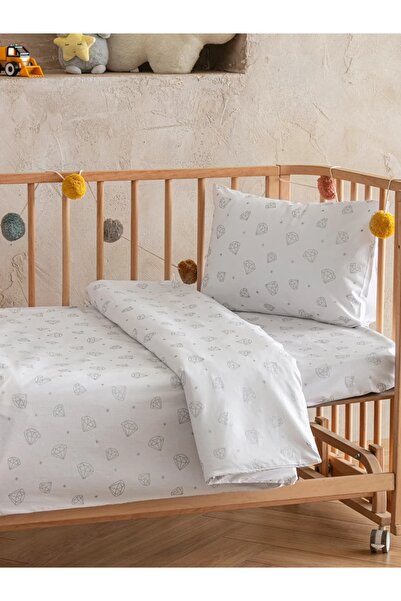 homewell 1. Hypoallergenic Polka Dot Baby Duvet Cover Set Made from Quality N...