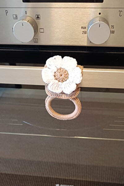 nftart.design حامل المناشف المصنوع يدويًا - منظم للمطبخ وحامل المناشف