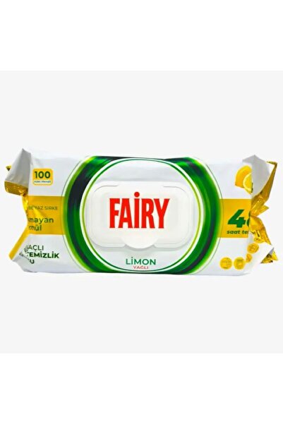 Fairy MULTI-SURFACE WET WIPES WITH BICARBONATE, WHITE VINEGAR AND LEMON, 100PCS