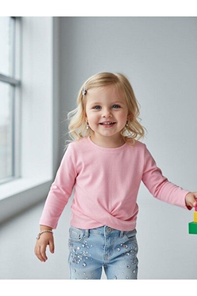 Zekids Baby Girl Cotton Thin Long Sleeve Blouse