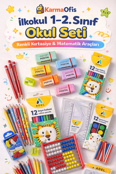 KarmaOfis İlkokul 1–2. Sınıf Okul Seti