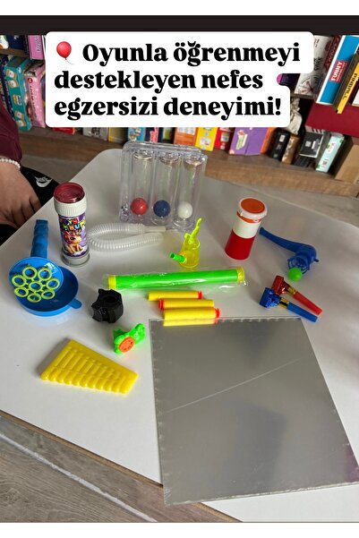 AYNA EĞİTİM MATERYALLERİ Oral Gelişim ve Nefes Egzersizleri Destek Seti – Üfl...