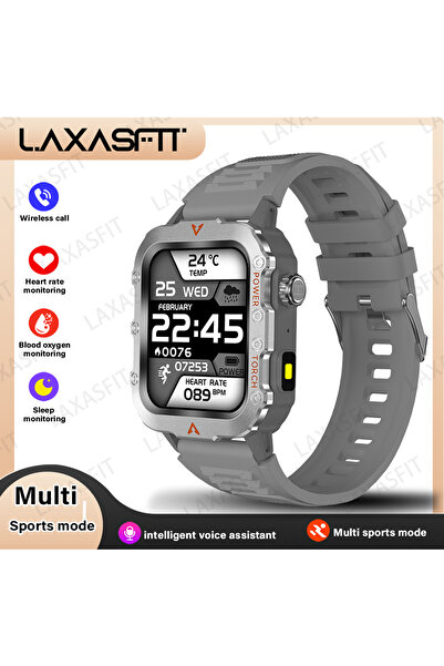 Choice Silvery LAXASFIT New Men's Smart Watch LED Flashlight Outdoor Sports S...