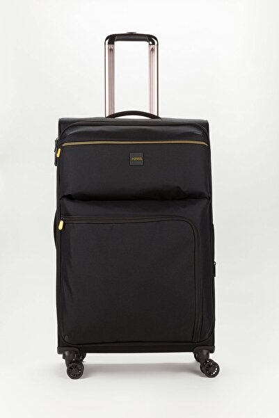 Fossil Unisex Hafif Ultra Light Lüx Kumaş Büyük Boy Valiz
