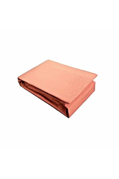 Pucioasa Peach Bed Cover Set with Elastic and 2 Pillowcases