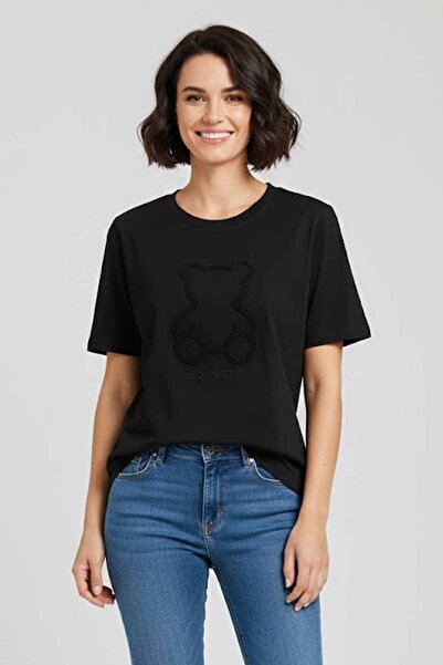 rekor sports Γυναικείο μπλουζάκι Oversize 100% βαμβακερό με λαιμόκοψη και κέν...