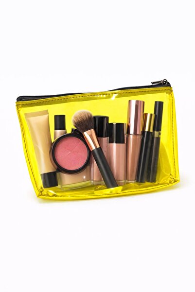 HBS Geantă transparentă pentru machiaj, organizator pentru cosmetice și produ...