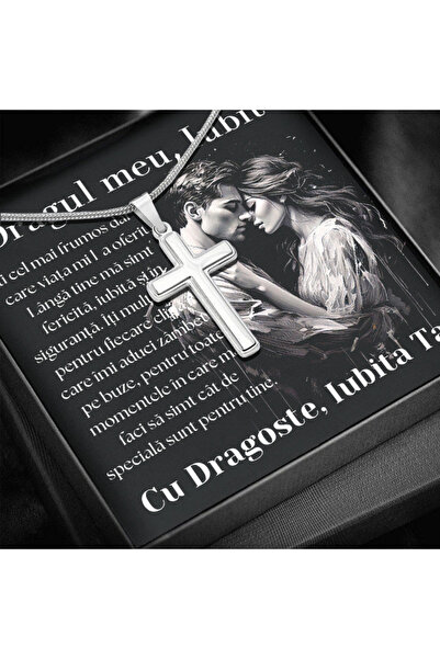 OEM Gift for Loved One - Necklace with Cross and Love Message