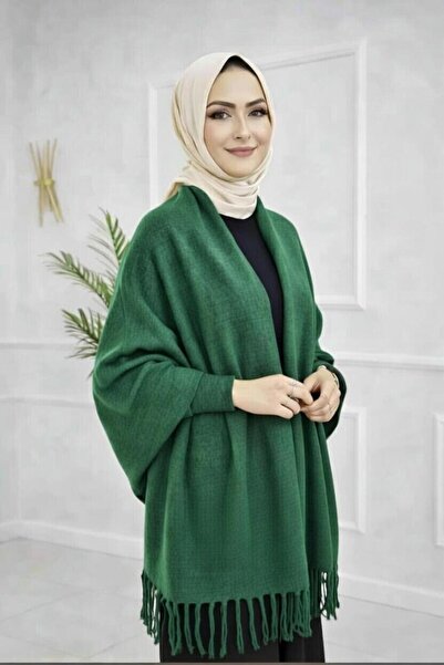 b buhari bykoc Soft Textured Tassel Shawl