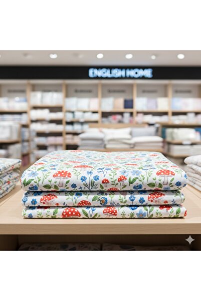 her evemağaza English Home Fairy Cotton Children's Duvet Cover Pink 160 X 220