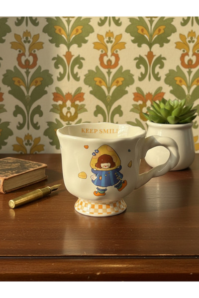 Bam Story Time Themed Retro Ceramic Mug 400 ml