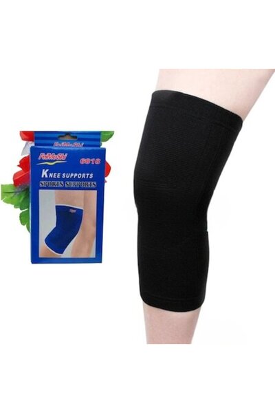 OEMS Orteze elastice pentru genunchi, set de 2, 20 cm, compresie medie, fleece