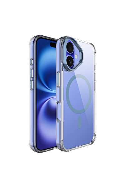 zore iPhone 17 Kılıf M-safe Şarj Özellikli Airbagli Kamera Standlı MSRA Azor ...