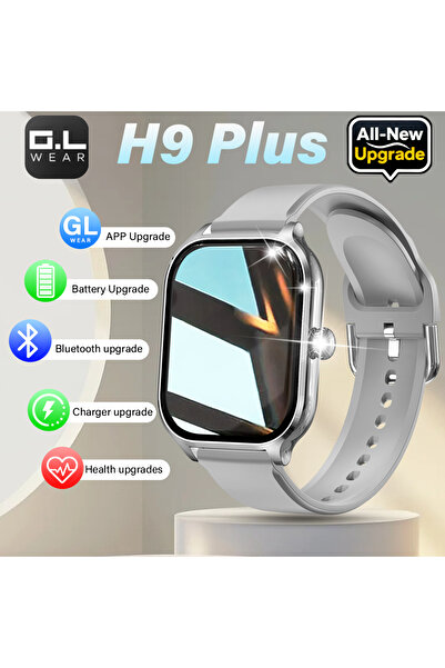 Choice H9 Plus Silvery LAXASFIT 2025 New Smart Watch H9 Bluetooth Calls Men W...