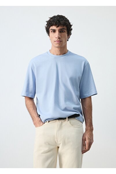 MANGO Man Heavy weight relaxed fit tişört