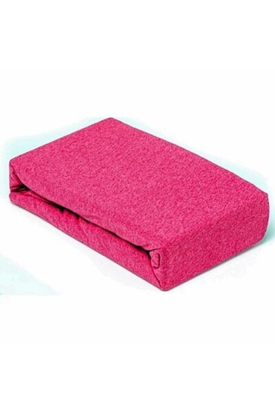 Pucioasa Fuchsia Bed Cover Set with Elastic and 2 Pillowcases