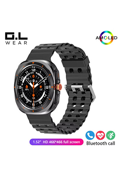 Choice ساعة ذكية جديدة للرجال باللون الأسود، إصدار 2026، مزودة بميزة مراقبة م...