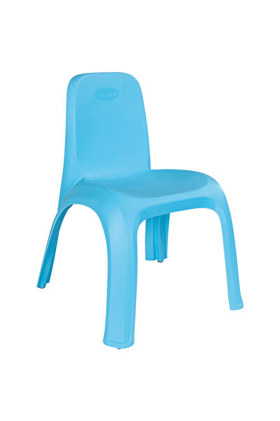 PİLSAN Scaunel cu spatar pentru copii King Albastru interior/exterior,sezut e...