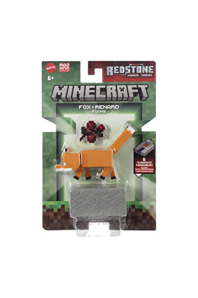 mattel Minecraft craft a block figurina fox 8cm copii cu varsta peste 6 ani