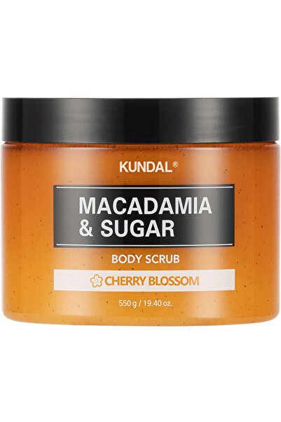 Kundal Macadamia & Sugar Body Scrub Exfoliant de corp Cherry Blossom 550 gr