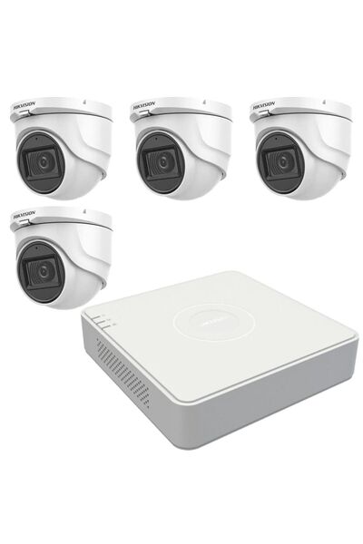 Hikvision Sistem de supraveghere cu 4 camere de interior de 5MP