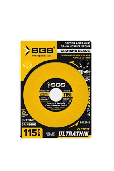 SGS Cam-Dektan-Seramik-Mermer Elmas Kesici 115 MM SGS2245