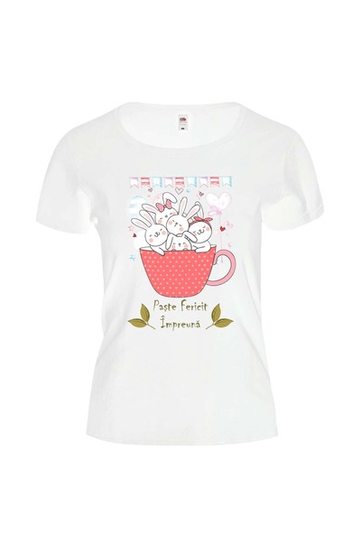 Fruit of the loom Tricou dama Paste colorat