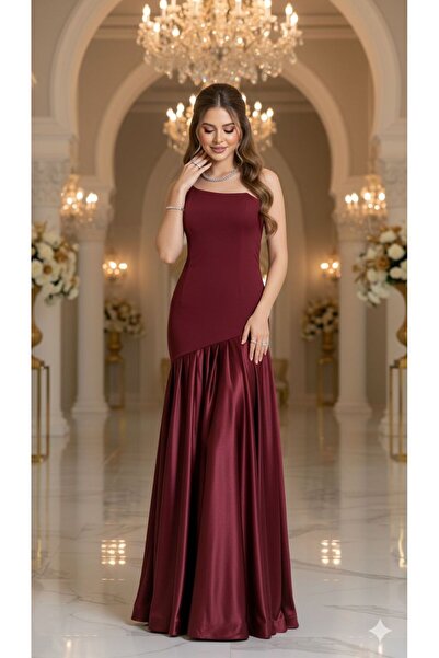 Genenic mauve evening dress