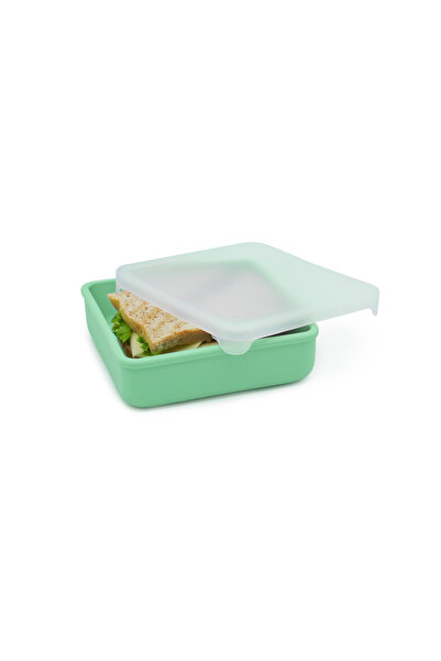 Melii Silicone sandwich container, luxe, sage for children over 1 year old