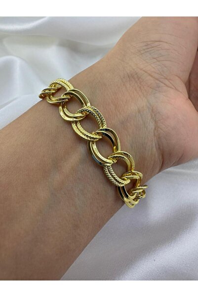 stainless steell Samanyolu Gold Çelik Bileklik