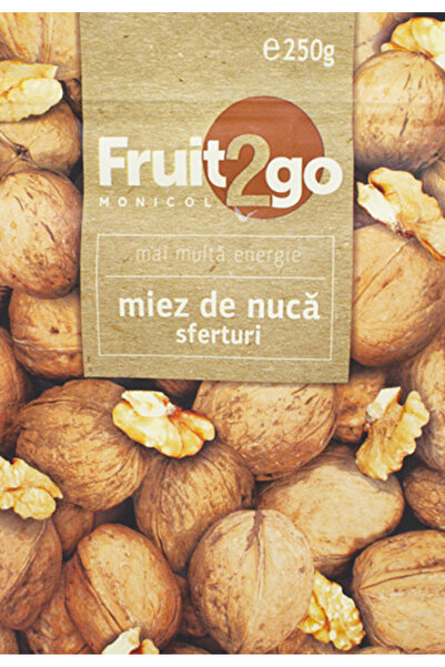 Monicol Fruit2GO Walnut kernels quarters 250 gr Fruit2Go