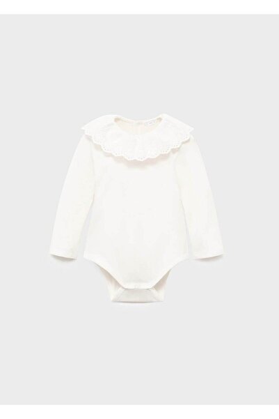 MANGO Baby Pamuklu bebe yaka body