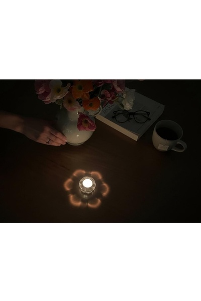 Alyora BLADFAGEL Tealight Modern, Pinterest, Viral Çiçek Şeklinde Mumluk 3cm
