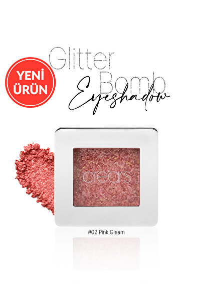 Cre'ars Mücevher Parlaklığında Yoğun Pigmentli Tekli Far Glitter Bomb Eyeshad...